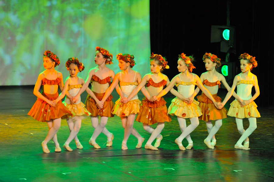 auf der Show-Bühne